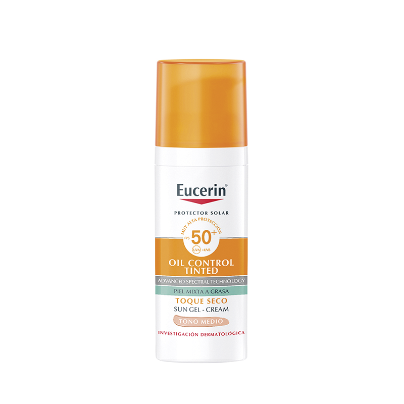 Sun Toque Seco Color Tono Medio Spf 50+ X 50Ml Eucerin