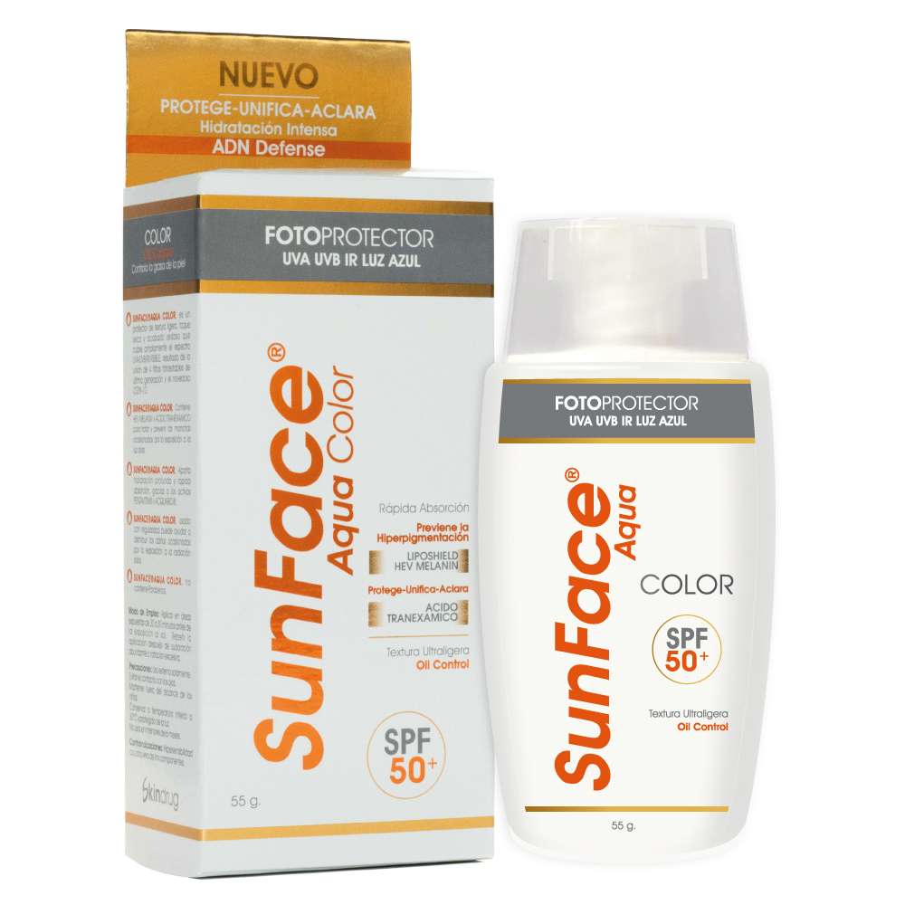 Sunface Aqua Color Antipigment Spf 50+ X 55 Gr Skindrug