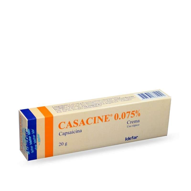 Casacine 0.075% Crema X 20Gr (Capsaicina)