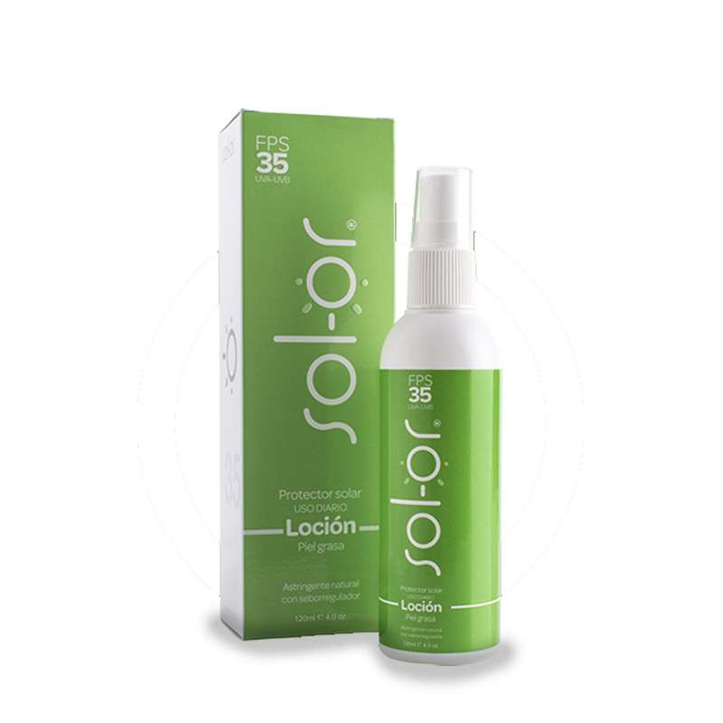 Solor Locion Astringente Spf 35 X 120 Ml  Quifarma