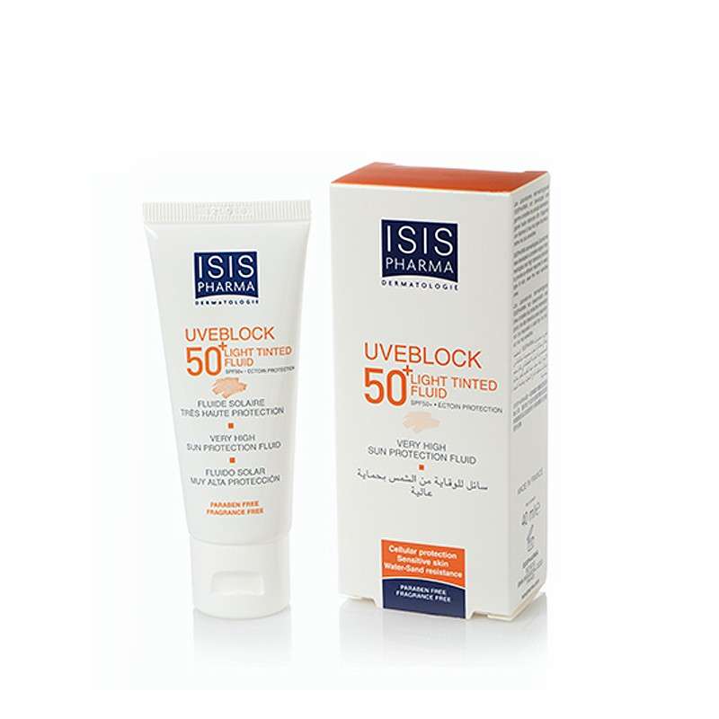 Uveblock 50+ Light Tinted Fluid X 40 Ml Isispharma