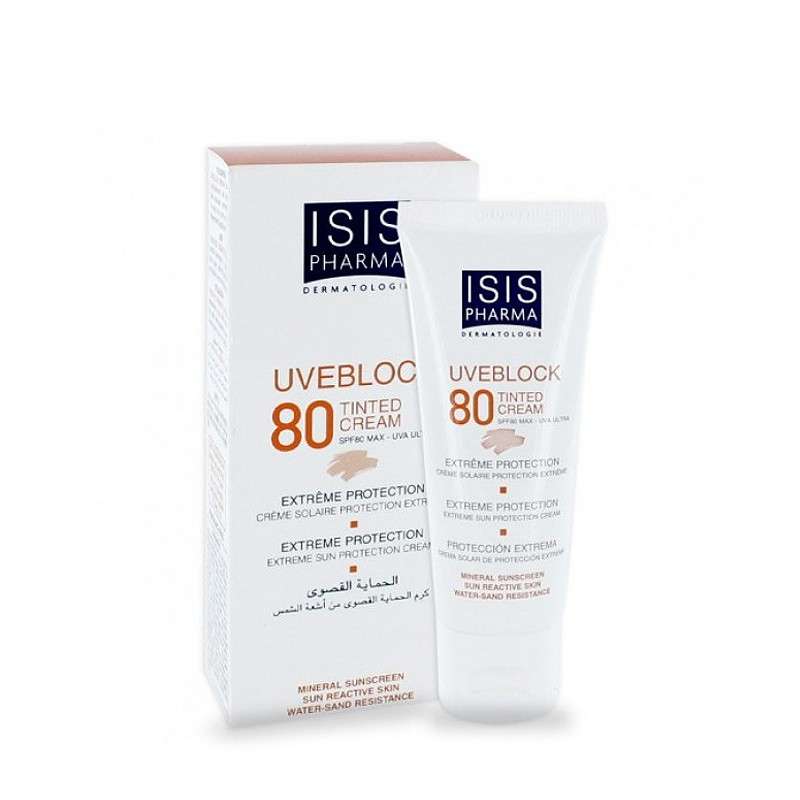 Uveblock 80 Tinted Crema X 40 Ml Isispharma