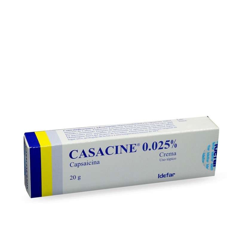 Casacine 0.025% Crema X 20Gr (Capsaicina)