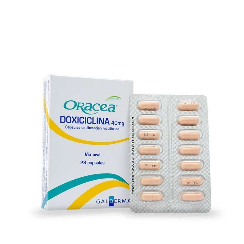 Oracea 40Mg X 28 Capsulas Galderma
