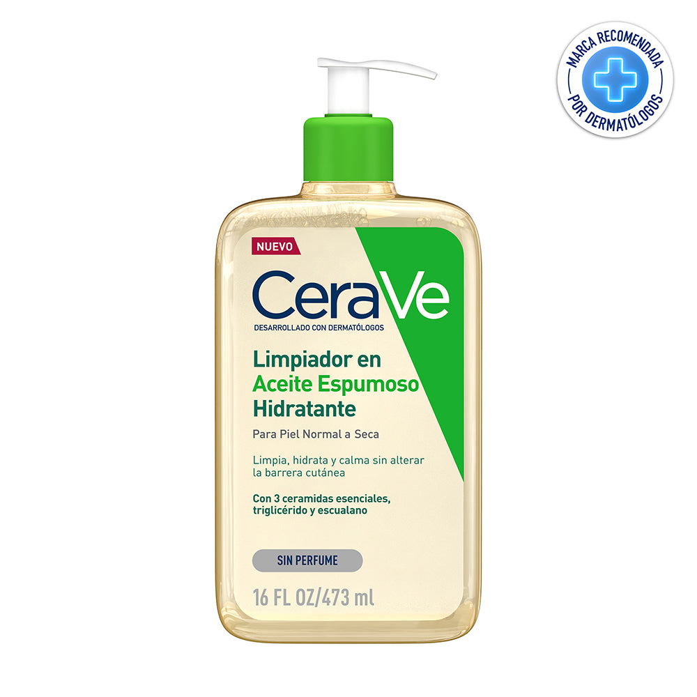 Cerave Limpiador Aceite Espumoso Hidratante X 473 Ml