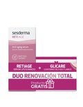 DUO RENOVACION TOTAL: RETI-AGE ANTI-AGING SERUM + GLICARE CONTORNO DE OJOS Y LABIOS