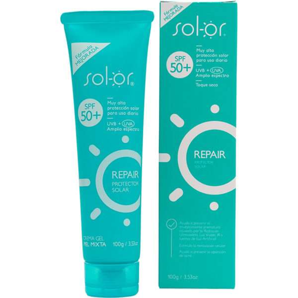 Solor Gel Spf 50+ Repair X 100 Gr Quifarma