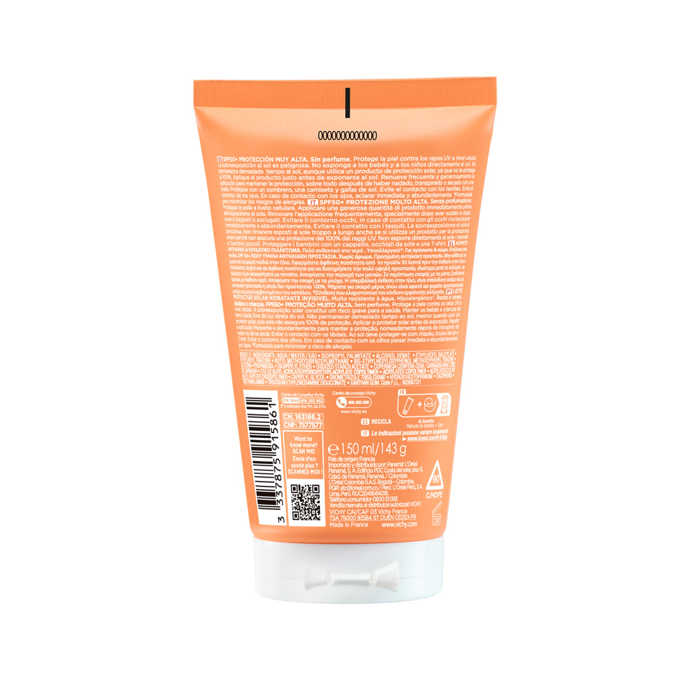 Vichy Capital Soleil Leche Hidratante Invisible Spf 50+ X150 Ml