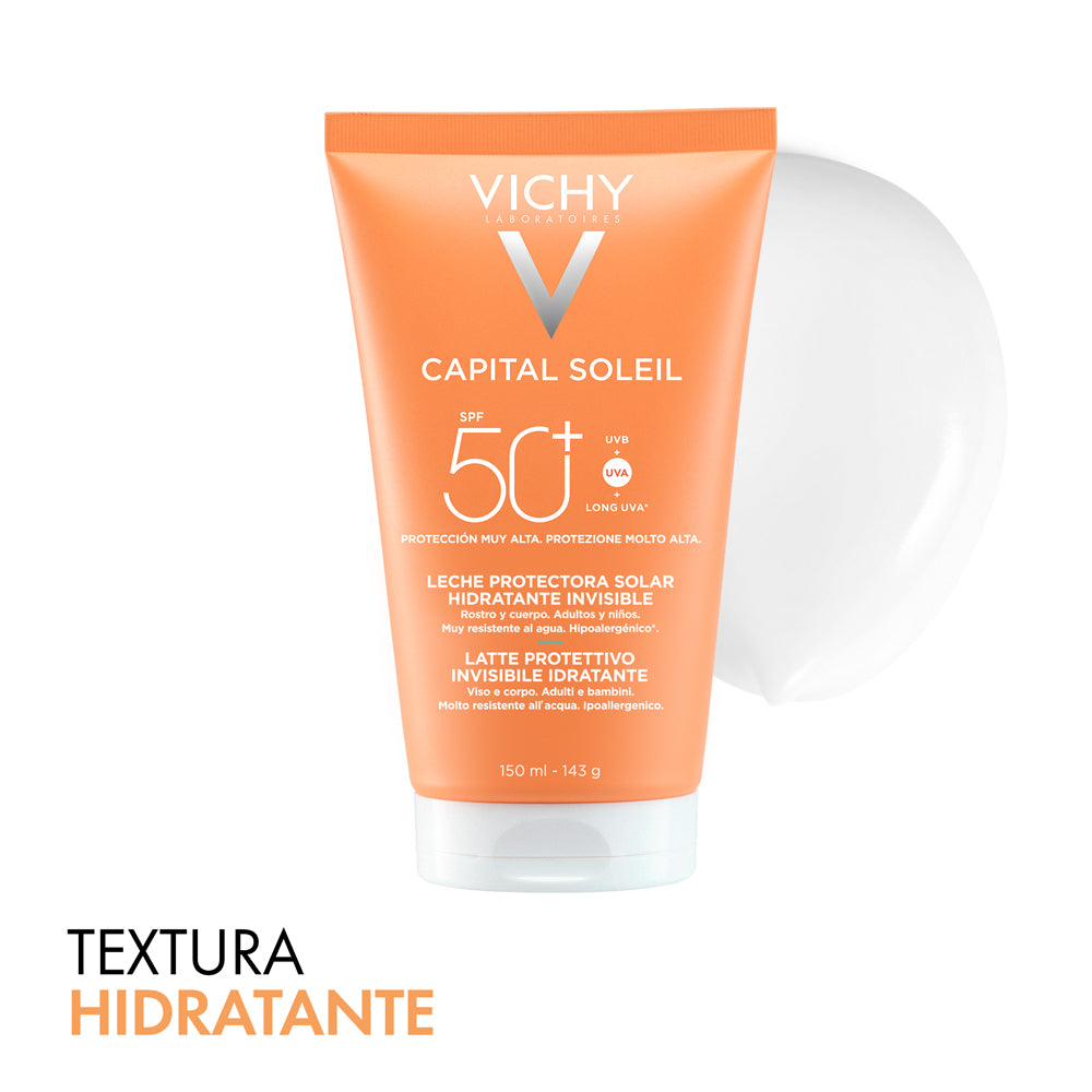 Vichy Capital Soleil Leche Hidratante Invisible Spf 50+ X150 Ml