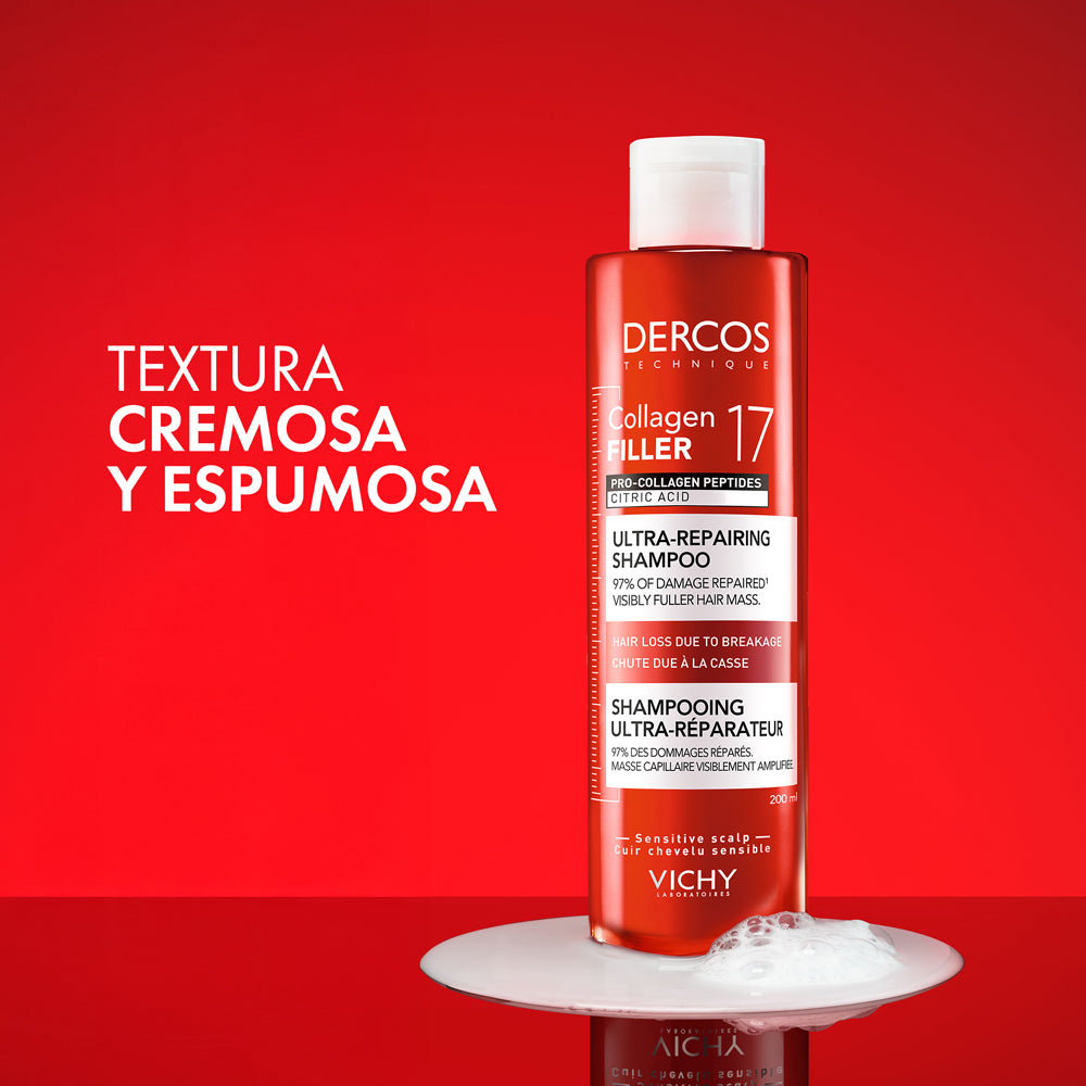 Vichy Dercos Collagen 17 Filler Shampoo X 200 Ml