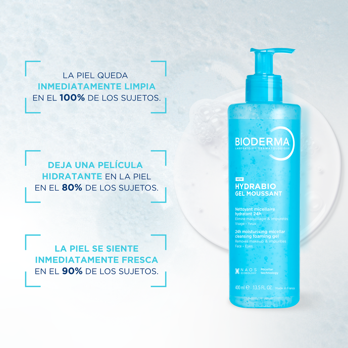 Hydrabio Gel Moussant X 400 Ml Bioderma