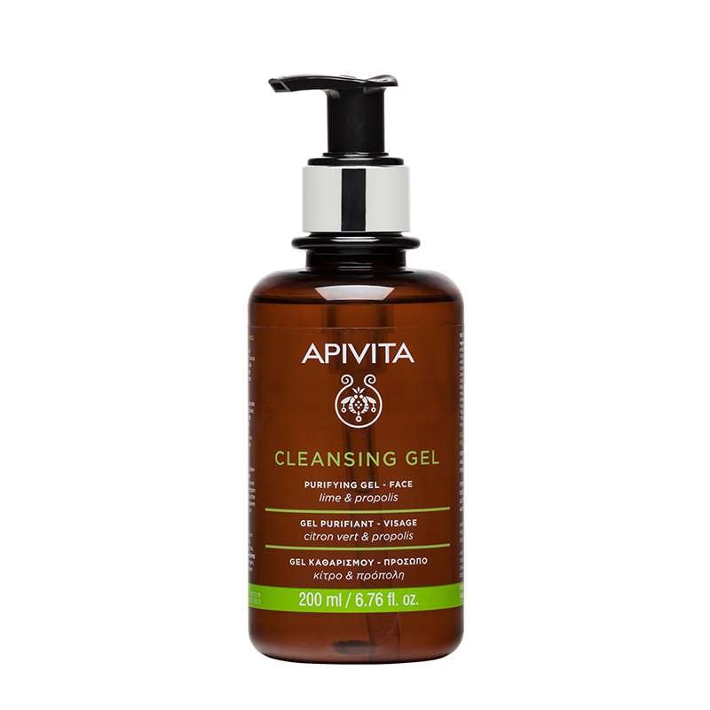 Apivita Purifying Cleansing Gel Face  X 200Ml