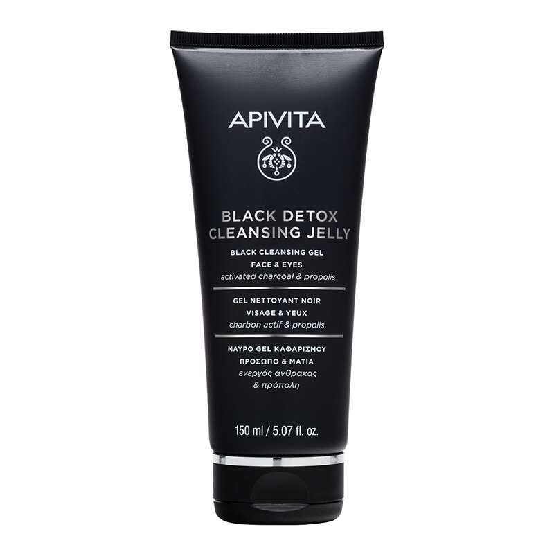 Apivita Black Detox Cleansing Face & Eyes Gel X 150 Ml