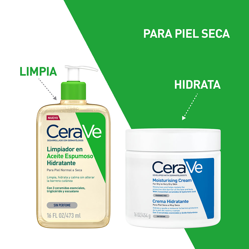 Cerave Limpiador Aceite Espumoso Hidratante X 473 Ml