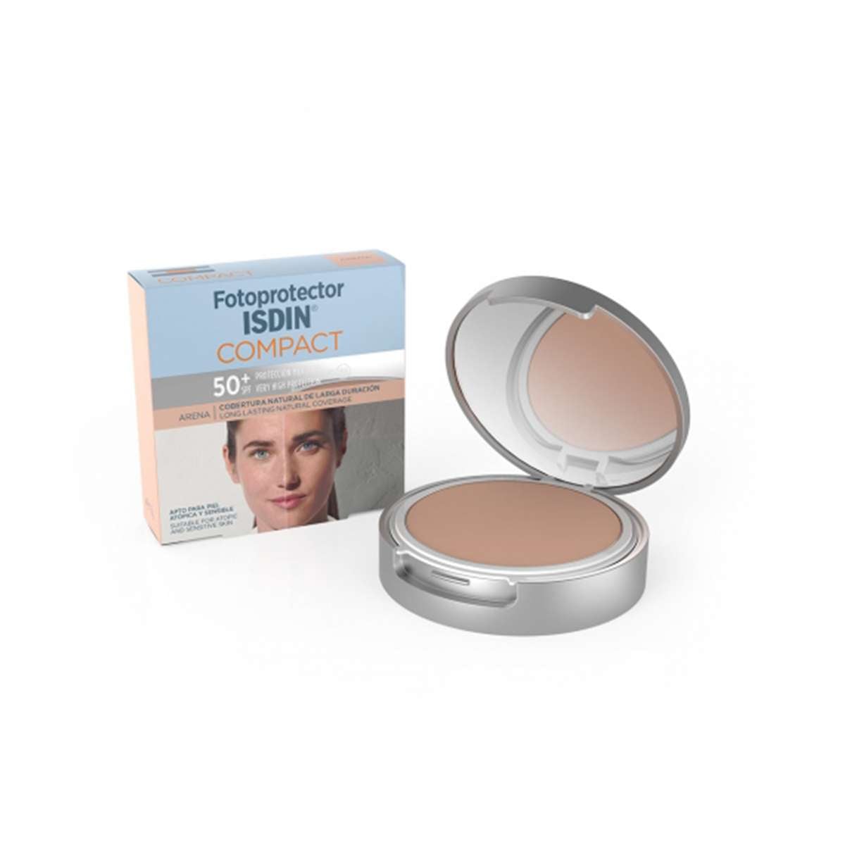 Fotoprotector Compacto Spf 50+ Arena Isdin
