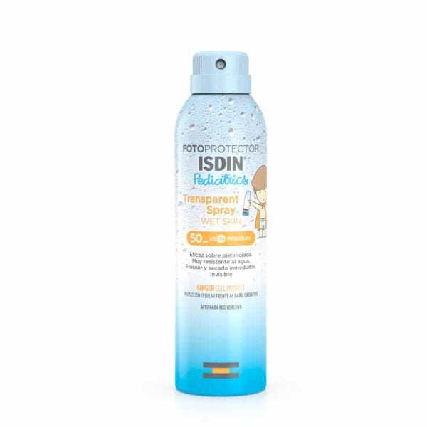 Fotoprotector  Pediatrics Spray Wet Skin Spf 50+ X 250 Ml Isdin