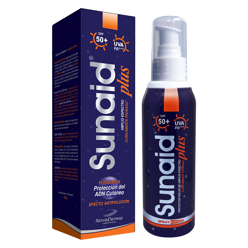 Sunaid Plus Spf50+ X 100 Gr Novaderma