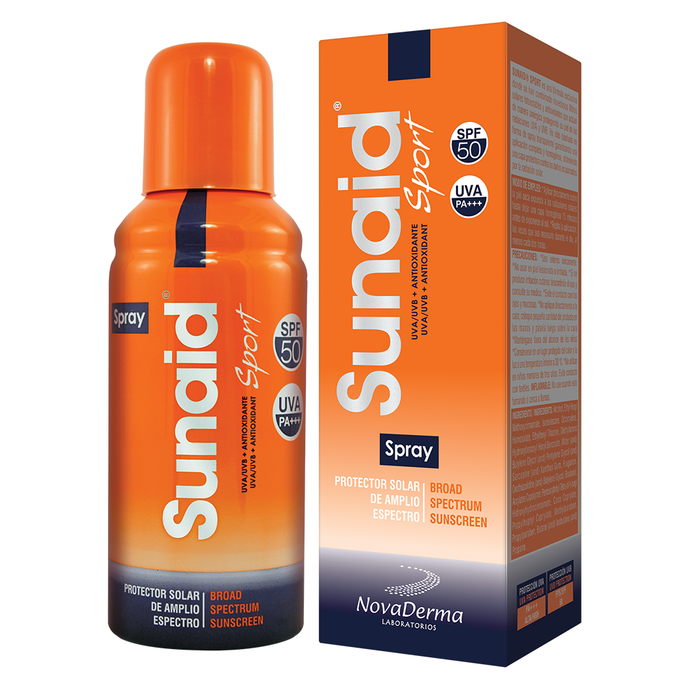 Sunaid Sport Spf 50 Spray X 180 Ml Novaderma