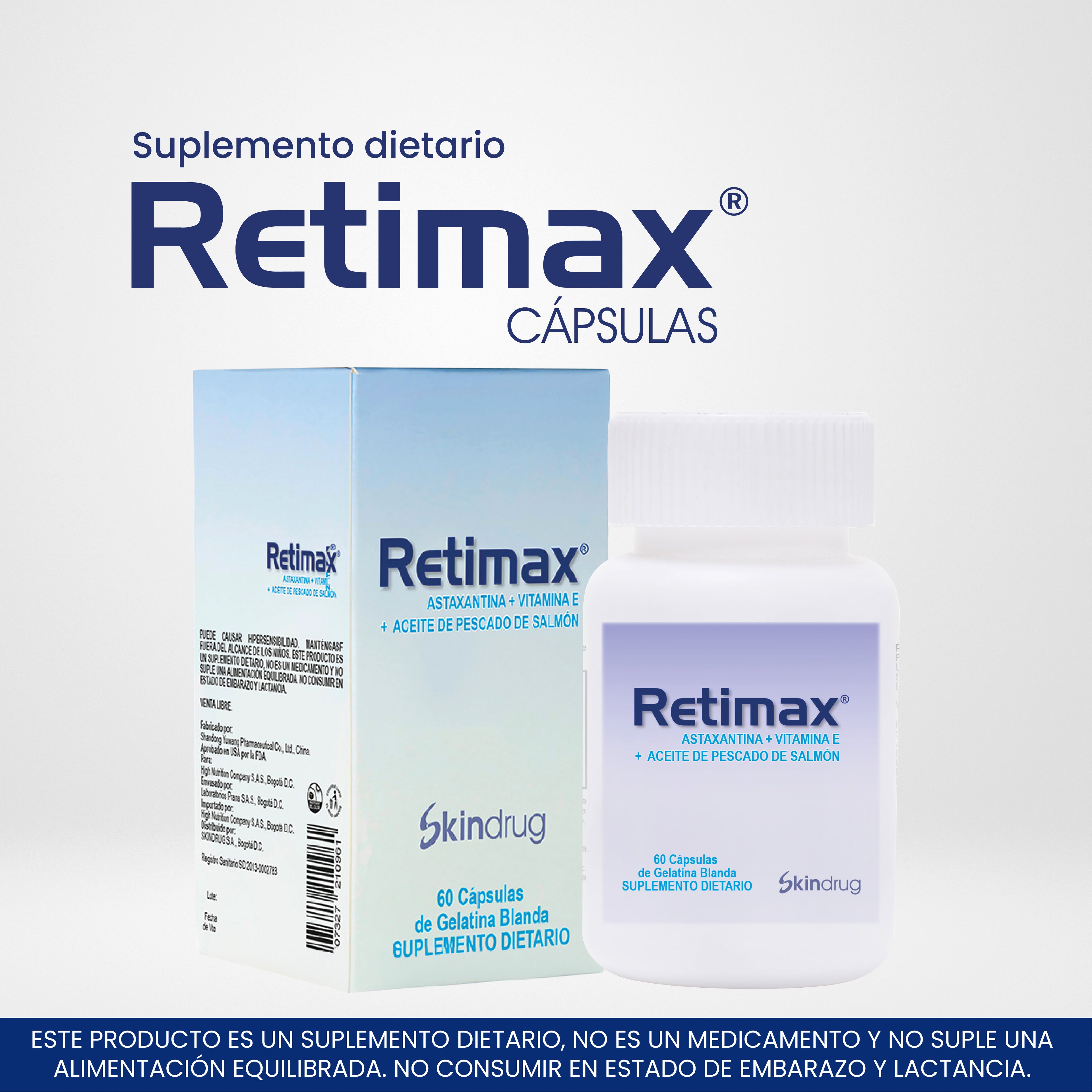Retimax X 60 Capsulas Blandas Skindrug