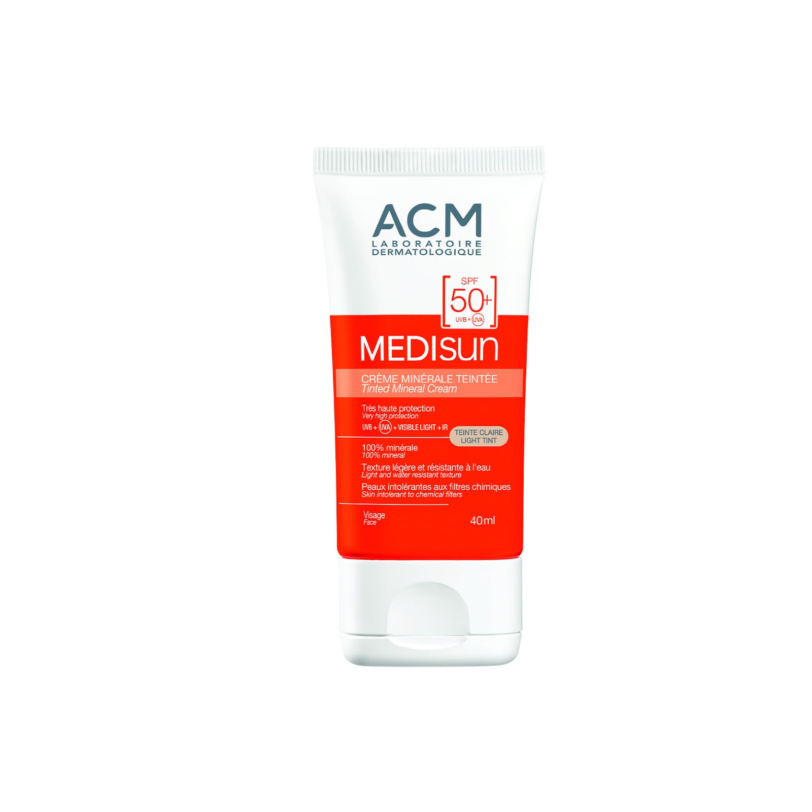 Medisun Crema Mineral Light Spf 50+  X 40 Ml Ecopharma