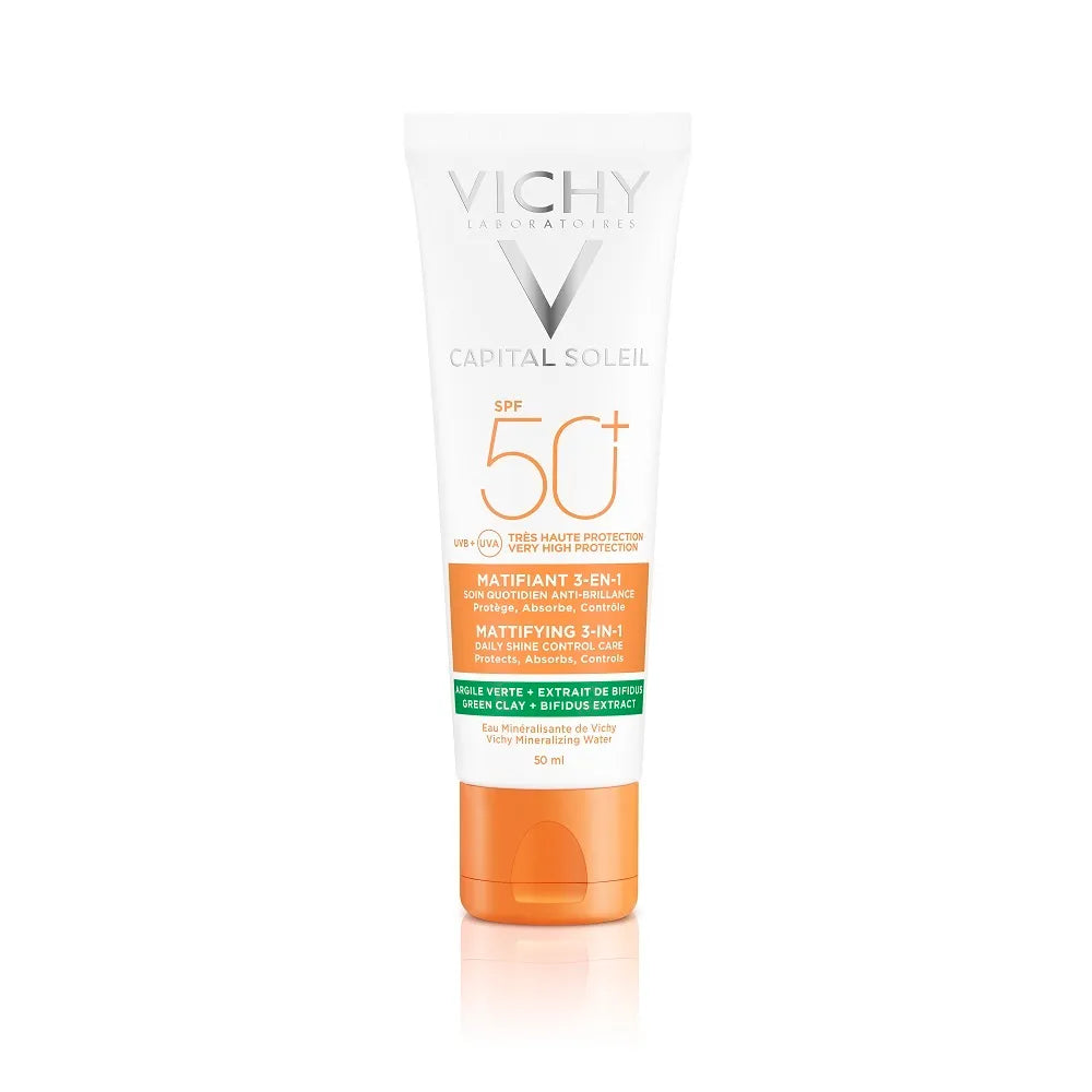 Vichy Capital Soleil Matificante 3 En 1 Spf 50+ X 50 Ml