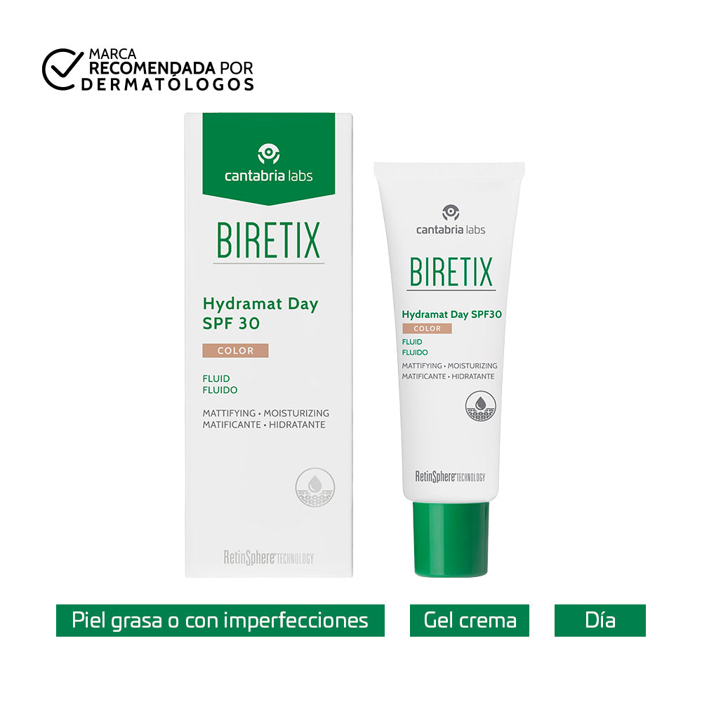 Biretix Hydramat Color SPF 30  X 50 Ml Cantabria