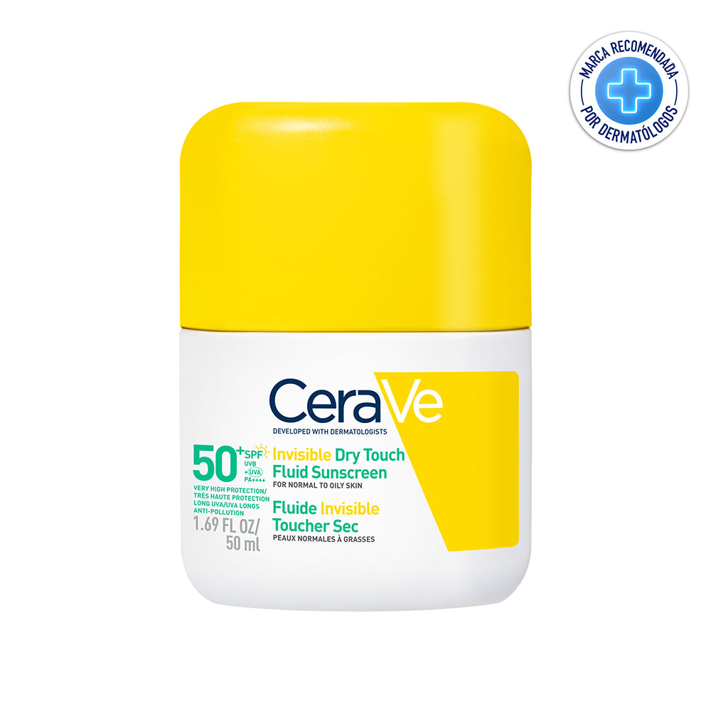 Cerave Protector Solar Fluido Invisible Oil Control Spf 50 X 50 Ml