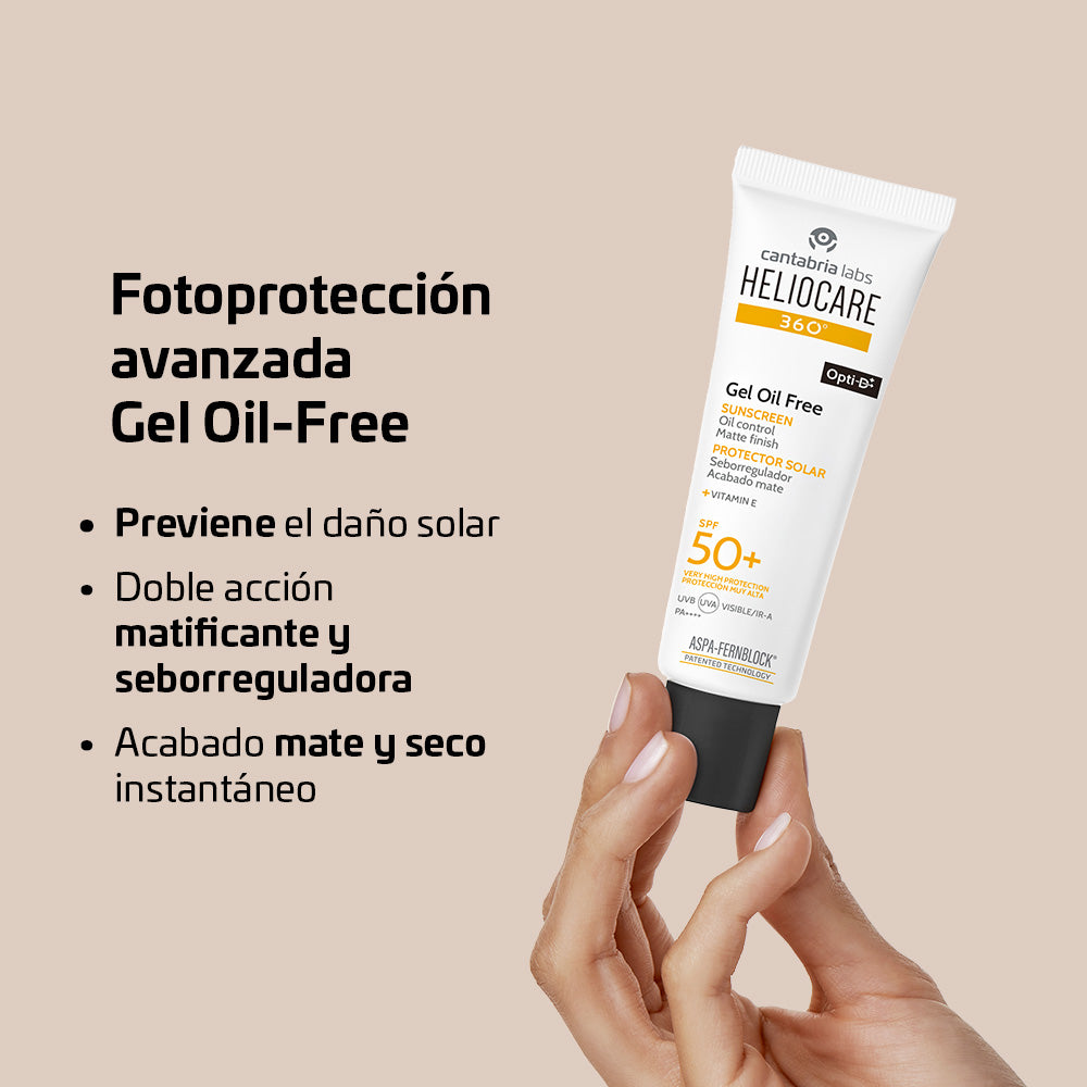 Heliocare 360 Gel Oil Free Toque Seco Spf 50 X 50 Ml Cantabria