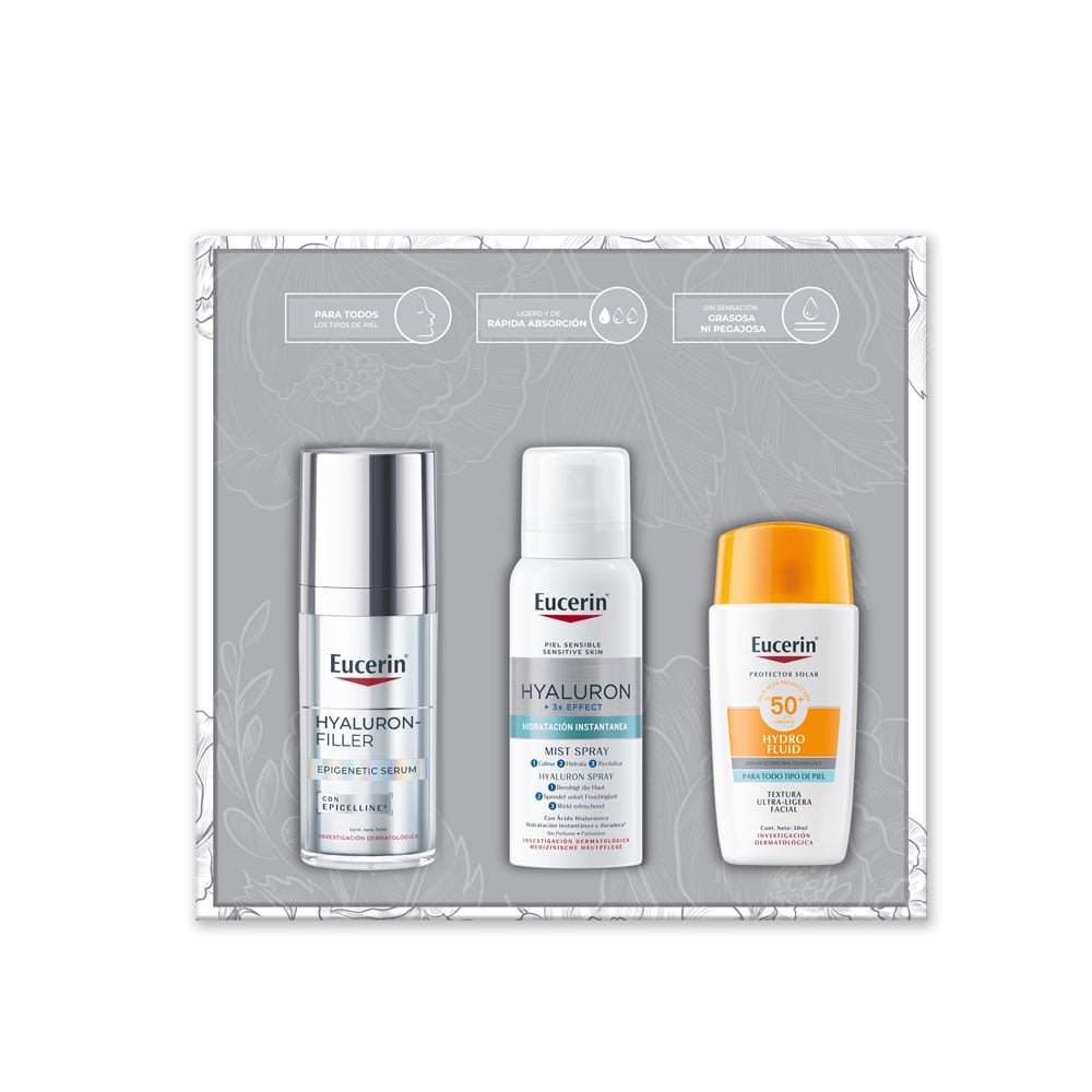 Kit Serum Epigenetic X 30 Ml Gratis Hydro Fluid X50 Ml+ Mist Spray X50 Ml Eucerin