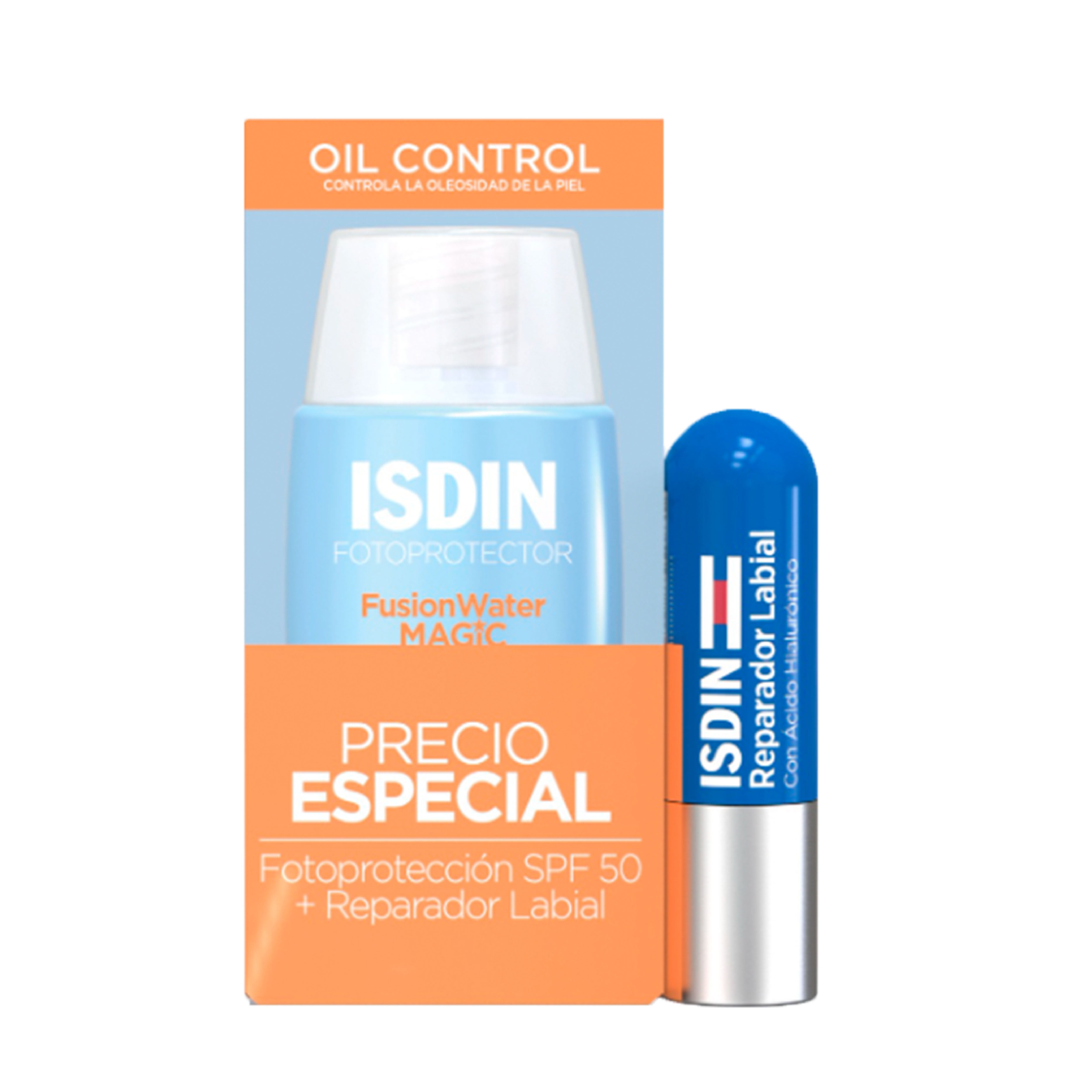Kit Fotoprotector Fusion Water Magic X 50Ml Gratis Reparador Labial ...
