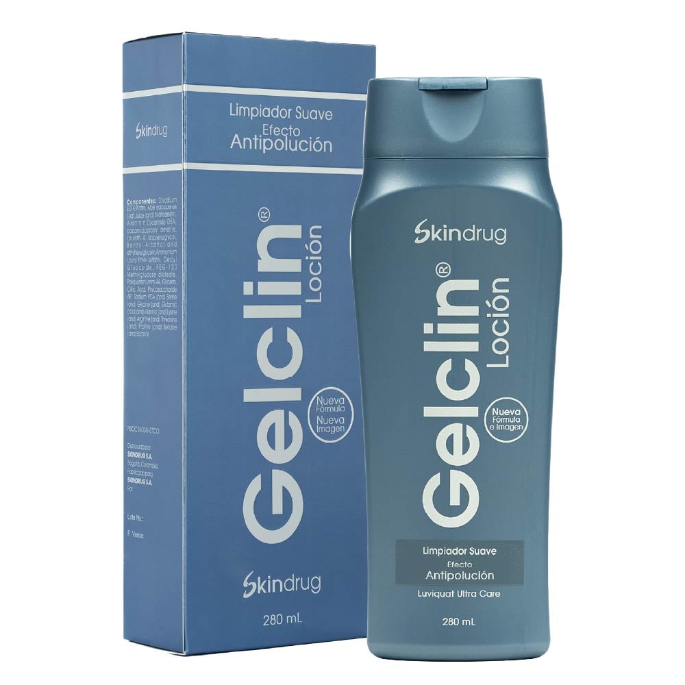 Gelclin Locion X 280Ml (Limpiadora Suave) Skindrug