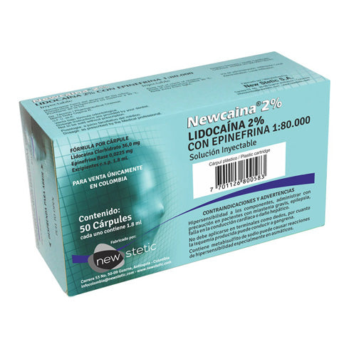 Newcaina 2% E-80 X 50