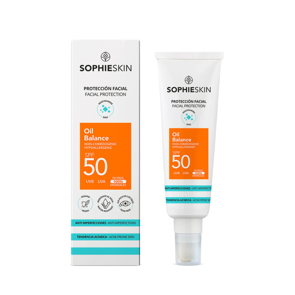 Sophieskin Protección Solar Oil Balance Acne SPF 50+ X 50 Ml