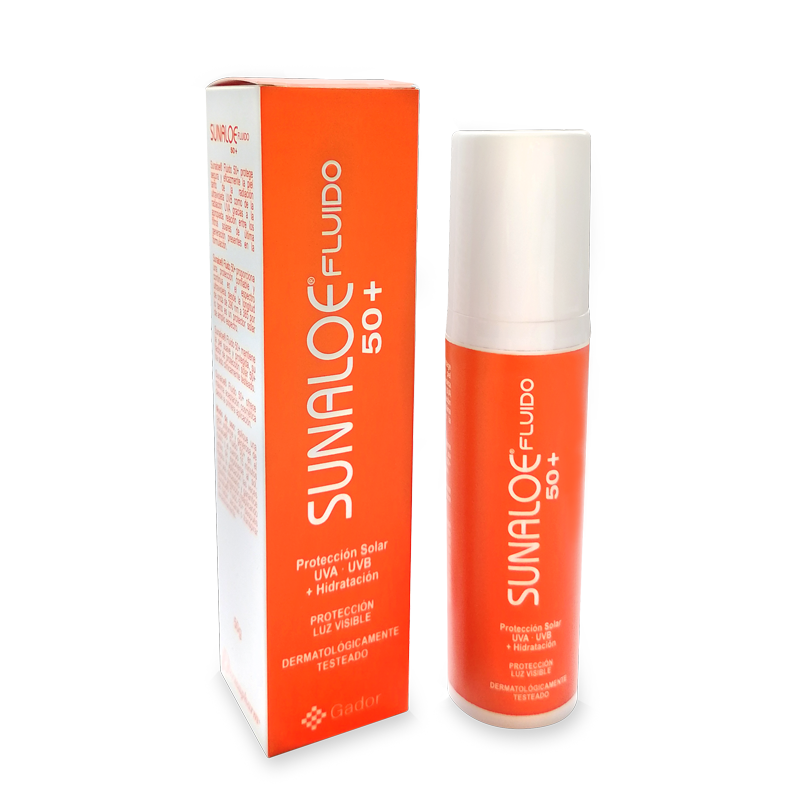 Sunaloe Fluido Spf 50+ X 50 Gr Gador