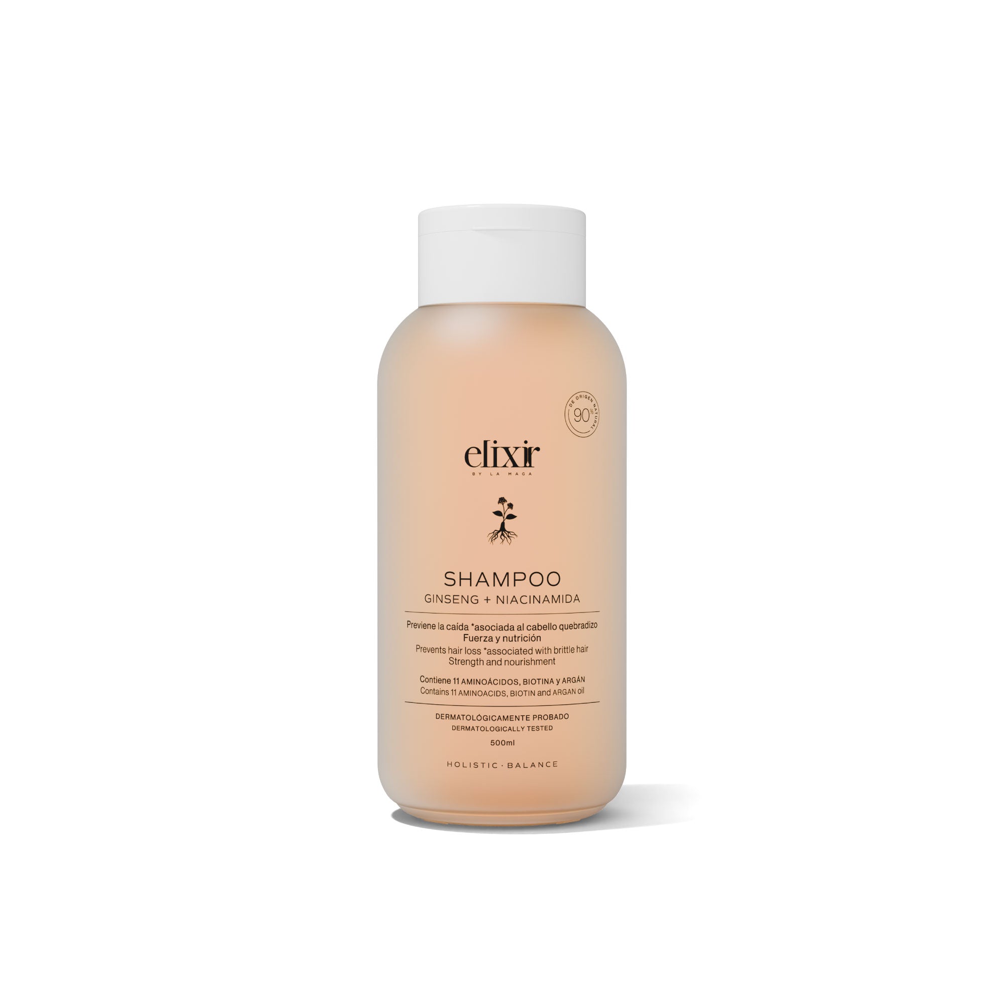 Shampoo Ginseng + Niacinamida X 500 Ml Elixir