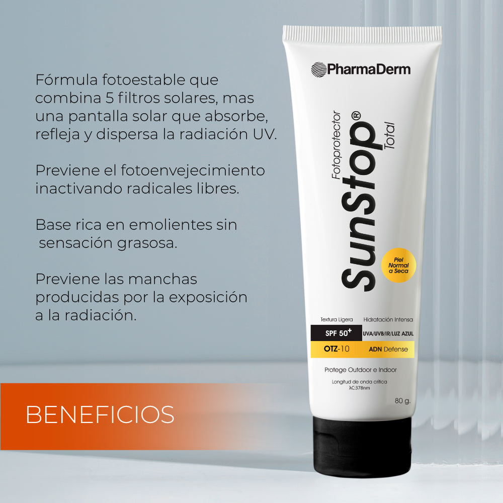 Sunstop Total Crema Spf 50+ X 80 Gr Pharmaderm