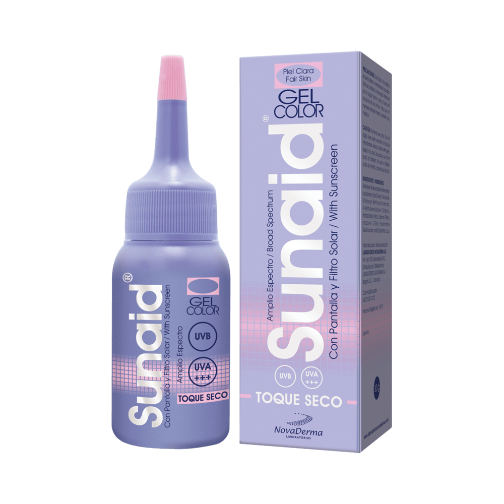 Sunaid Gel Color Piel Clara X 30 Gr Novaderma