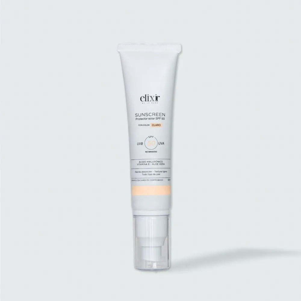 Sunscreen Protector Solar Spf 50 Claro X 60 Ml Elixir