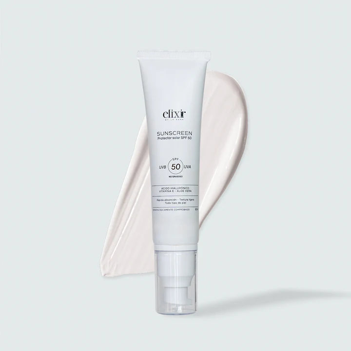Sunscreen Protector Solar Spf 50 Ligero X 60 Ml Elixir