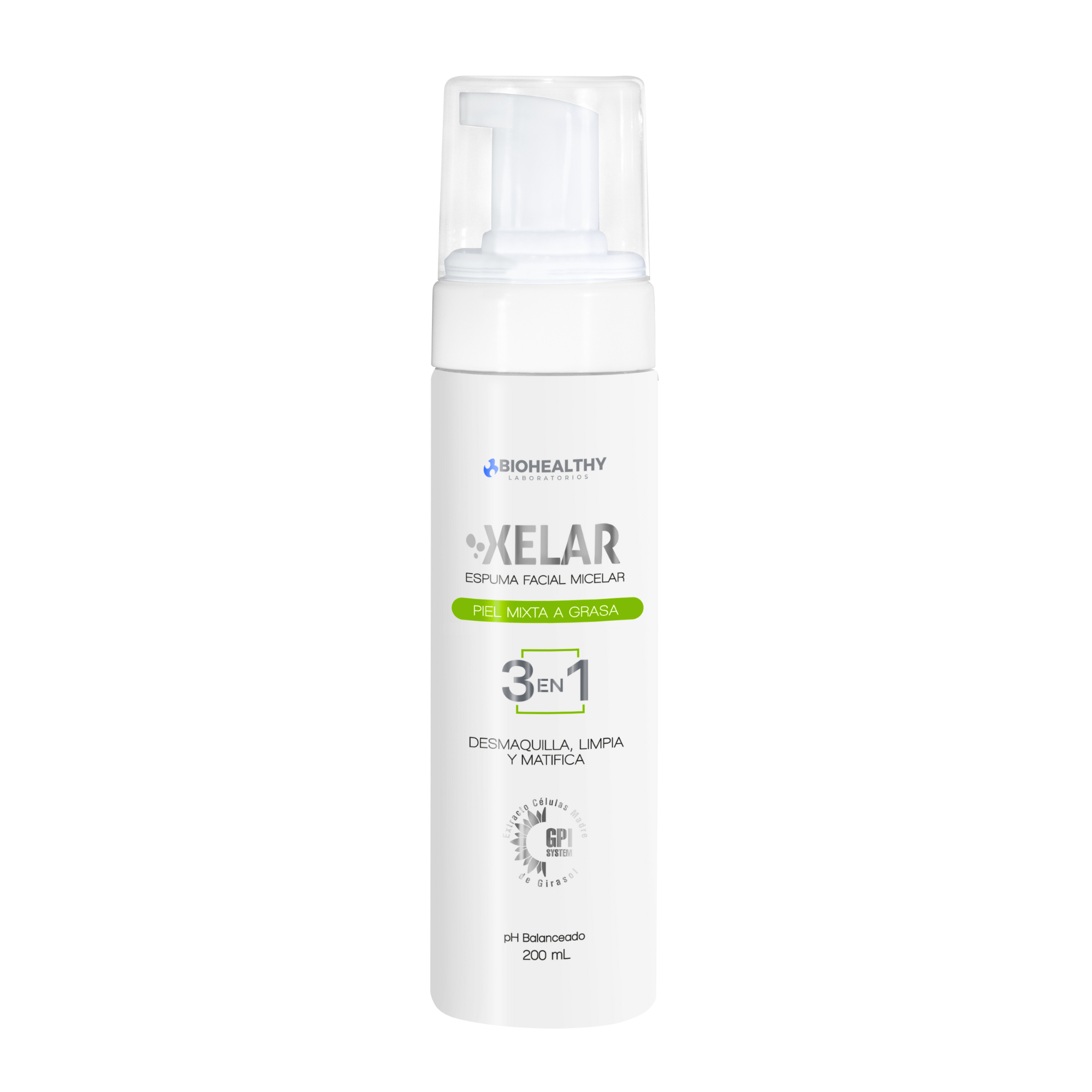 Xelar Espuma Facial Piel Mixta A Grasa 3 En 1 X 200Ml