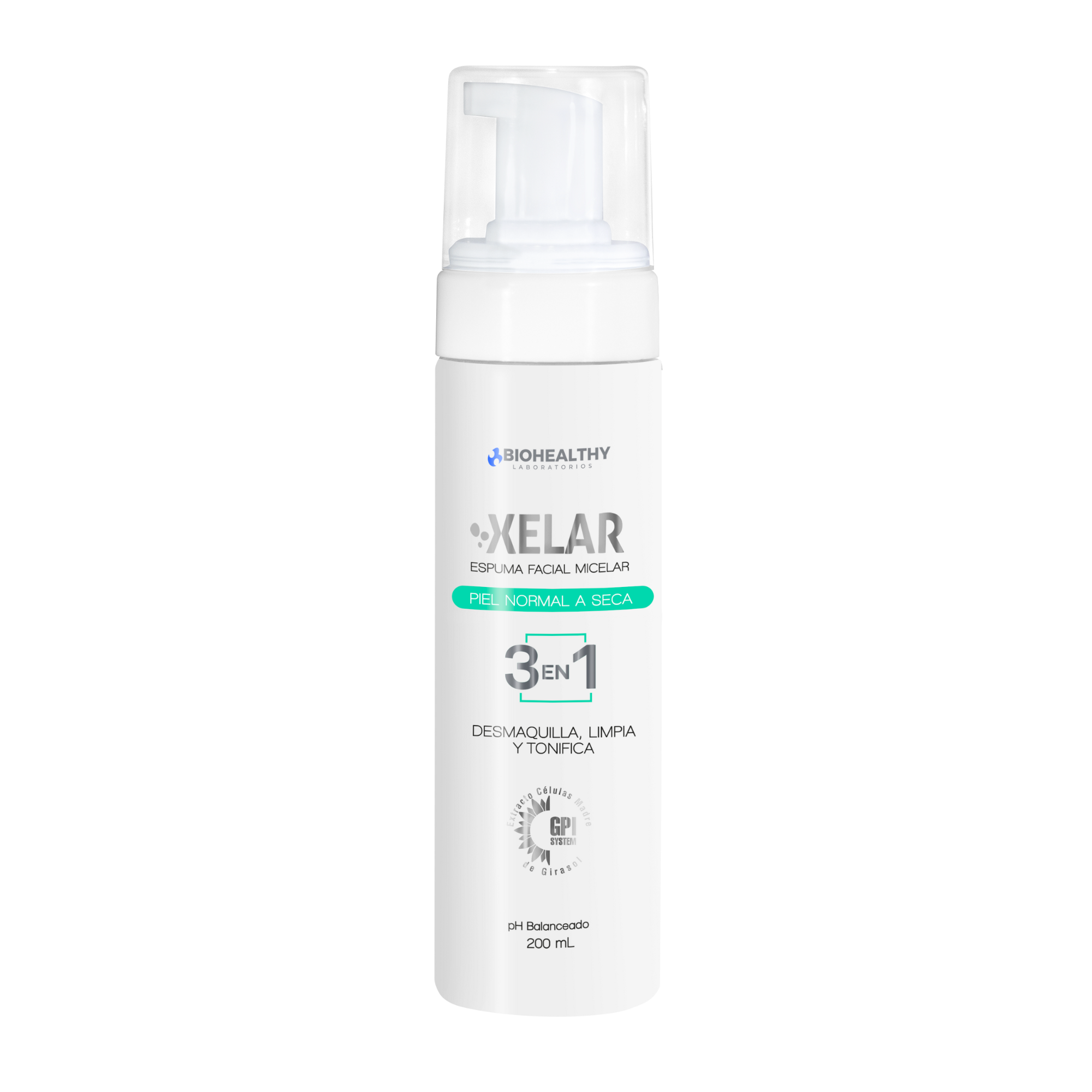 Xelar Espuma Facial Piel Normal A Seca 3 En 1 X 200Ml