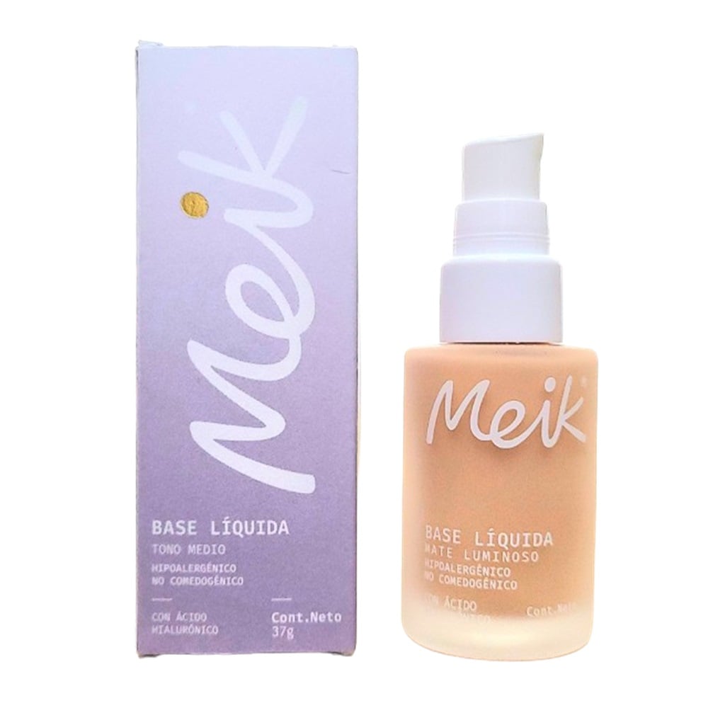 Meik Base Liquida Tono Medio X 37 G