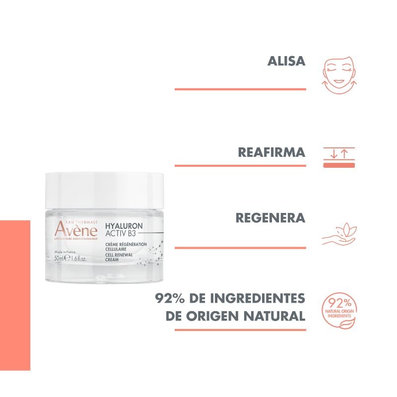 Crema De Dia Hyaluron Activ B3 X 50 Ml Avene