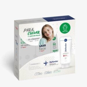 Kit Antiacne (Cs Cleanser Oil Control200Ml + Fresh Skin Face 80Gr+ Sunglas Oil Control 50Ml+ Defender 30Ml)